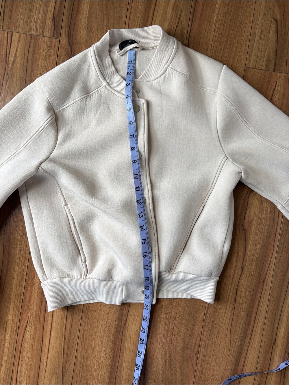 Dynamite women’s Cream Bomber Jacket - Picture 5 of 7